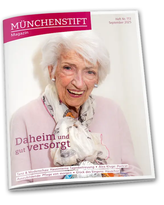 Titelblatt vom MÜNCHENSTIFT-Magazin Nr. 113-25